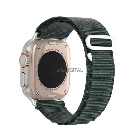 Curea sport cu cataramă pentru Apple Watch 9 / 8 / 7 / 6 / SE / 5 / 4 / 3 / 2 / 1 (41, 40, 38 mm) Dux Ducis Strap GS Version - verde