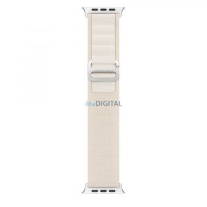 Curea sport cu cataramă pentru Apple Watch Ultra / 9 / 8 / 7 / 6 / SE / 5 / 4 / 3 / 2 / 1 (42, 44, 45, 49 mm) Dux Ducis Strap GS Version - alb