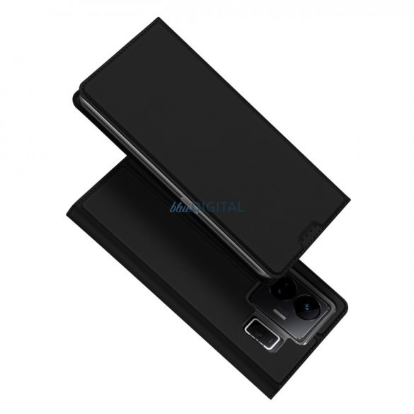 Husă Dux Ducis Skin Pro pentru Realme GT Neo 5 / Realme GT3 Flip Cover Card Portport Stand Negru