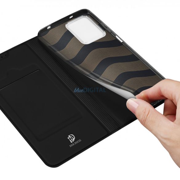 Dux Ducis Skin Pro Husă pentru Xiaomi Redmi Note 12 Flip Card Wallet Stand negru