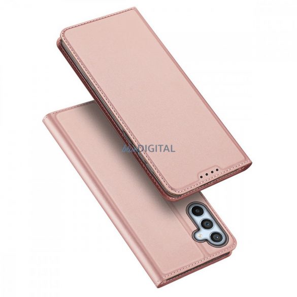 Husă Dux Ducis Skin Pro pentru Samsung Galaxy A54 5G Flip Card Wallet Stand Roz