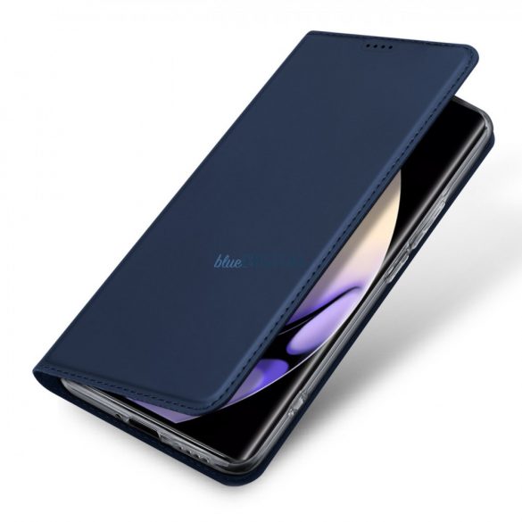 Husă Dux Ducis Skin Pro pentru Realme 10 Pro Flip Card Wallet Stand Albastru