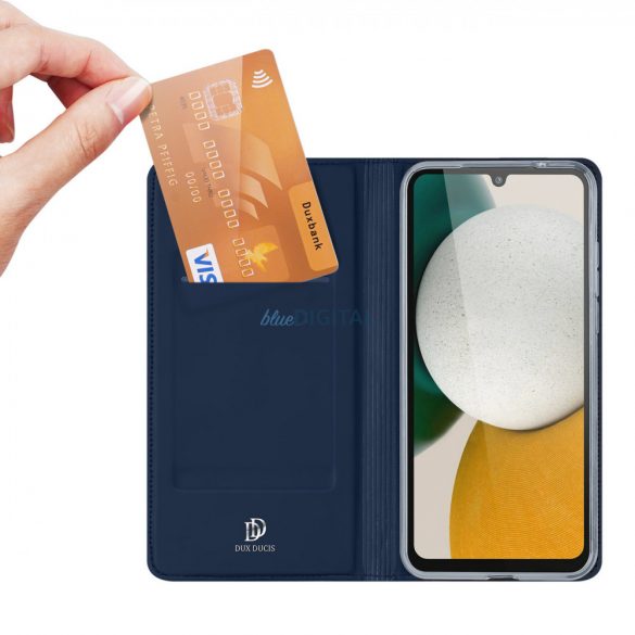 Husă Dux Ducis Skin Pro pentru Samsung Galaxy A34 5G flip Husă card wallet stand albastru