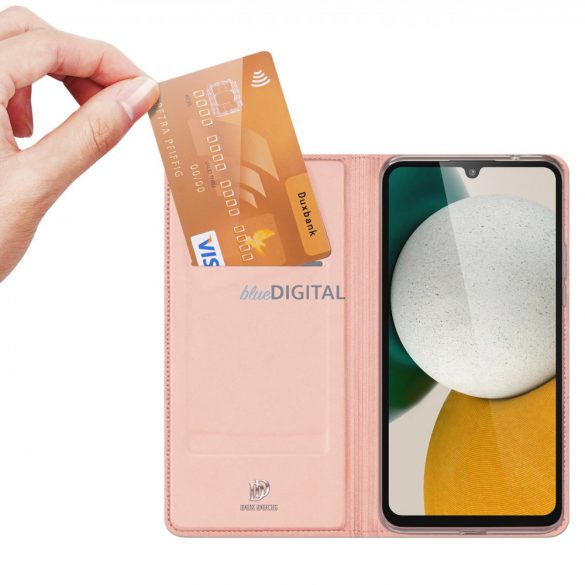 Husă Dux Ducis Skin Pro pentru Samsung Galaxy A34 5G Flip Card Wallet Stand Roz