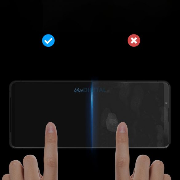 Dux Ducis 10D Folie securizată Folie securizată pentru Sony Xperia 1 V 9H cu cadru negru
