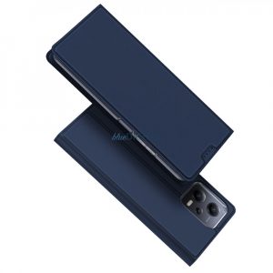 Dux Ducis Skin Pro Husă pentru Xiaomi Redmi Note 12 Pro / Poco X5 Pro 5G Husă Flip Card Wallet Stand Albastru