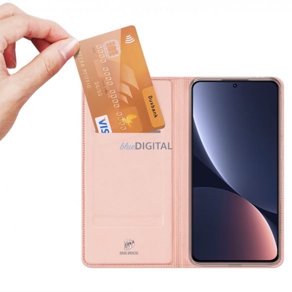 Dux Ducis Skin Pro Husă Xiaomi 13 Flip Card Wallet Stand Roz