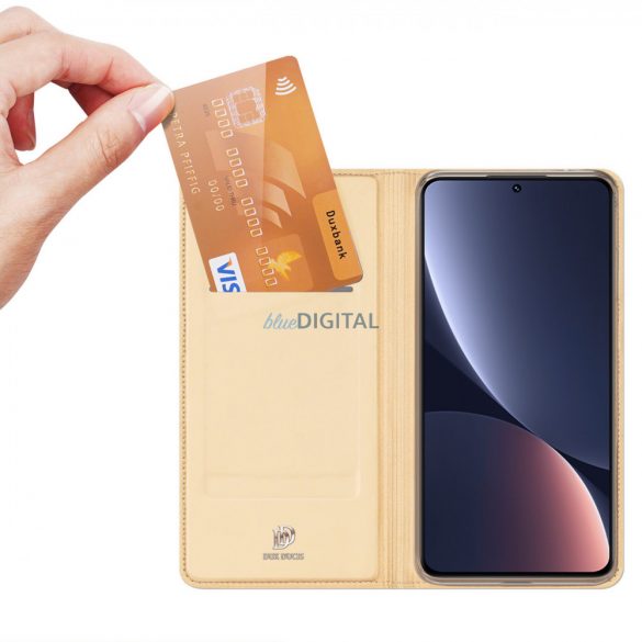 Husa Dux Ducis Skin Pro Xiaomi 13 Flip Card Wallet Stand Gold