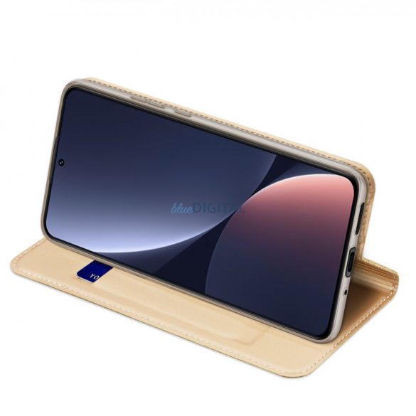 Husa Dux Ducis Skin Pro Xiaomi 13 Flip Card Wallet Stand Gold