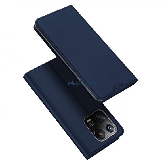 Dux Ducis Skin Pro husă Xiaomi 13 Pro Husă cu flip card portofel stand albastru