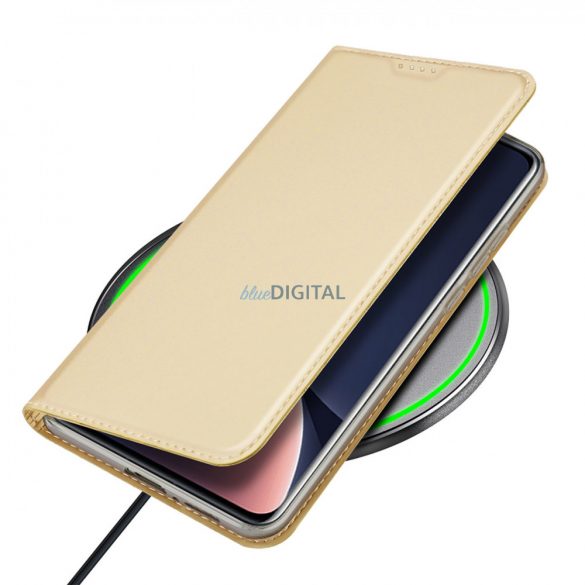 Dux Ducis Skin Pro Husă Xiaomi 13 Pro Flip Card Wallet Gold Stand