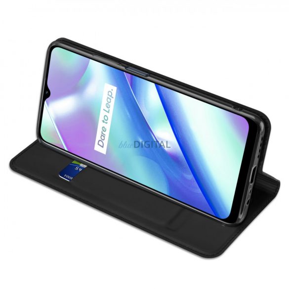 Dux Ducis Skin Pro Husă Realme C33 Flip Card Wallet Stand Negru