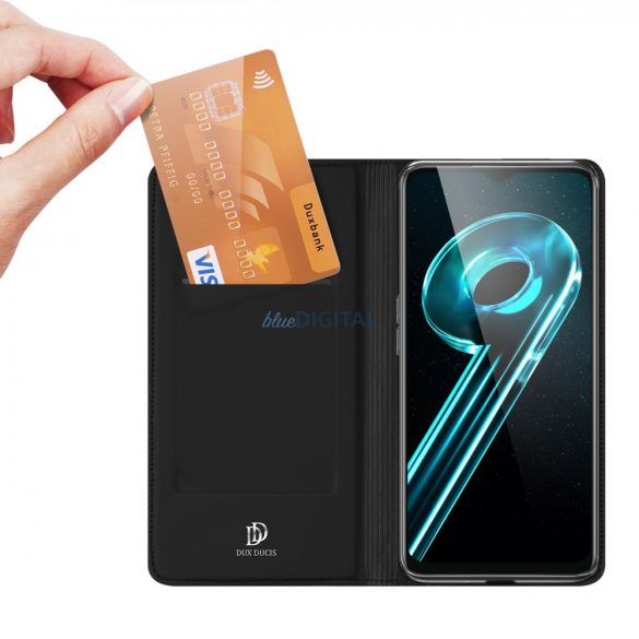 Husa Dux Ducis Skin Pro pentru Realme 10 5G / Realme 9i 5G Husa Flip Card suport portofel negru