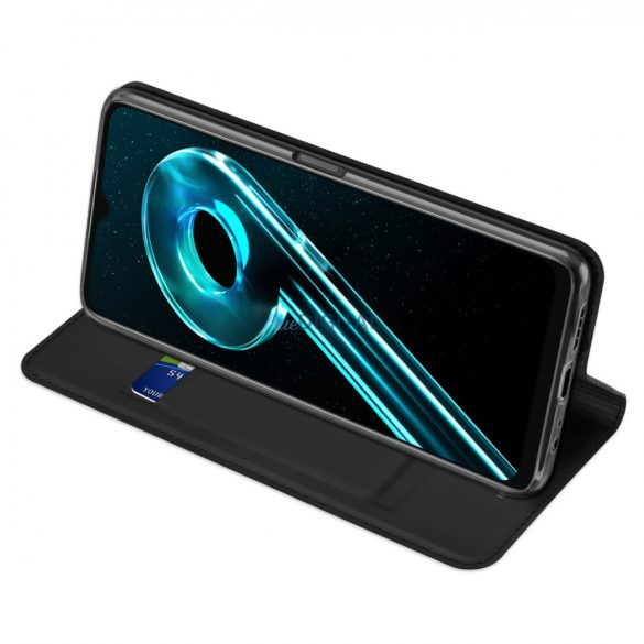 Husa Dux Ducis Skin Pro pentru Realme 10 5G / Realme 9i 5G Husa Flip Card suport portofel negru