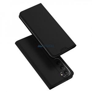 Husă Dux Ducis Skin Pro pentru Samsung Galaxy S23 flip Husă card wallet stand negru