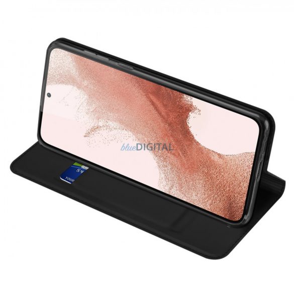 Husă Dux Ducis Skin Pro pentru Samsung Galaxy S23 flip Husă card wallet stand negru