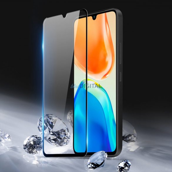 Ecran complet Dux Ducis 9D Tempered Glass Vivo X80 Lite / V25 cu cadru negru (compatibil cu carcasă)