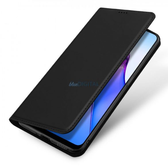 Dux Ducis Skin Pro husă pentru Oppo Reno 8 Pro flip Husă card wallet stand negru