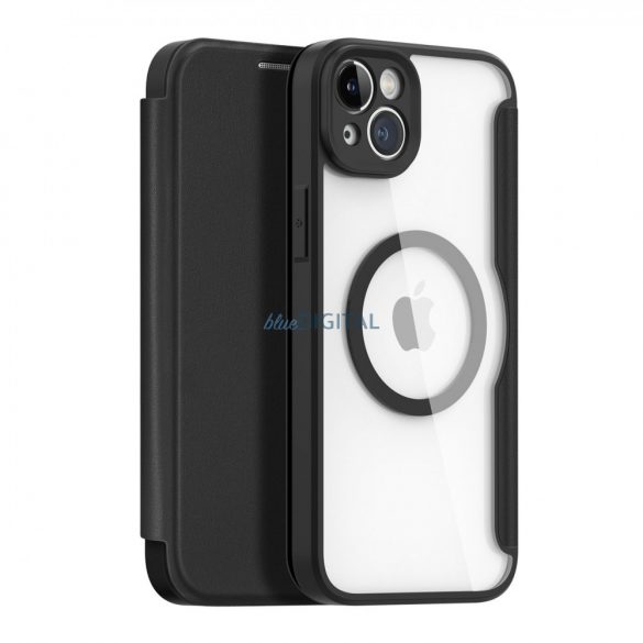 Dux Ducis Skin X Pro Husă iPhone 14 Plus Magnetic MagSafe Flip Husă Negru