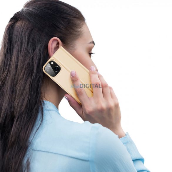 Dux Ducis Skin Pro Holster Cover Flip iPhone 14 gold