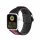 Curea Dux Ducis (versiunea pentru exterior) Curea Apple Watch Ultra, SE, 9, 8, 7, 6, 5, 4, 3, 2, 1 (49, 45, 44, 42 mm) Bratara din nailon cu banda neagra si rosie