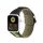 Curea Dux Ducis (versiunea pentru exterior) Curea Apple Watch Ultra, SE, 9, 8, 7, 6, 5, 4, 3, 2, 1 (49, 45, 44, 42 mm) Bratara din nailon cu banda neagra/verde