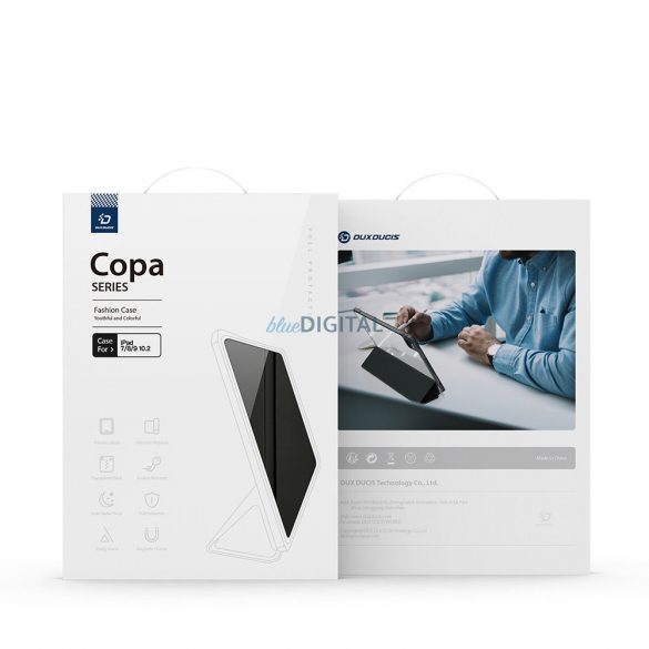 Dux Ducis Copa husă pentru iPad 10.2 '' 2021/2020/2019 Husă inteligent cu stand roz