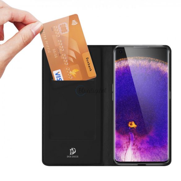 Dux Ducis Skin Pro husă cu un flip Oppo Find X5 negru