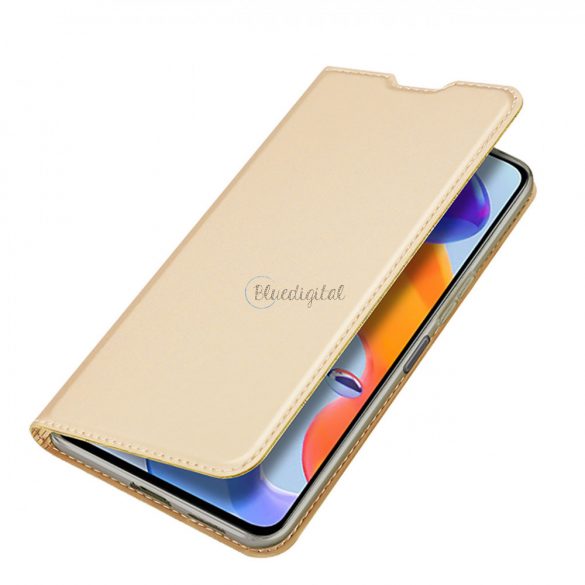 Dux Ducis Skin Pro Holster Husă Flip Husă pentru Xiaomi Redmi Note 11 Pro 5G / 11 Pro aur