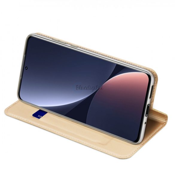 Dux Ducis Skin Pro Holster Cover Flip Cover pentru Xiaomi 12 Pro gold