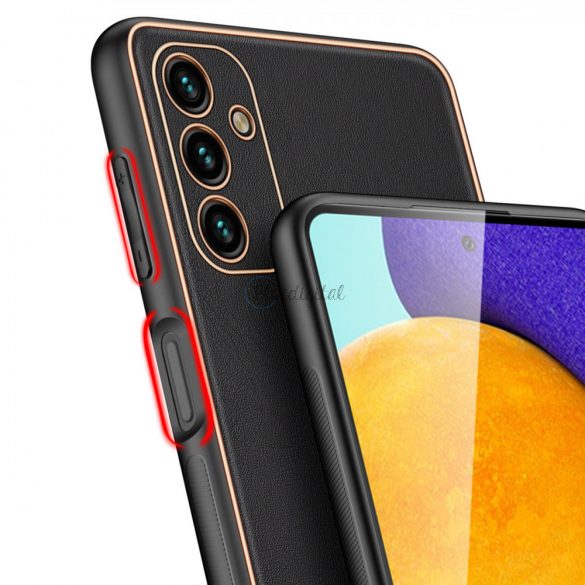 Dux Ducis Yolo husă elegantă din piele ecologică pentru Samsung Galaxy A13 5G negru