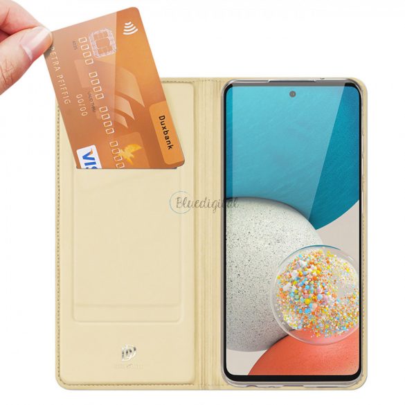 Dux Ducis Skin Pro Holster Cover Flip Cover pentru Samsung Galaxy A73 gold