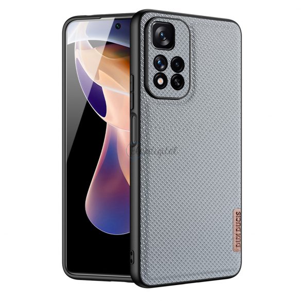 Husa Dux Ducis Fino husa acoperita cu nailon Xiaomi Redmi Note 11 Pro+ 5G (China) / 11 Pro 5G (China) / Mi11i HyperCharge / Poco X4 NFC 5G albastru