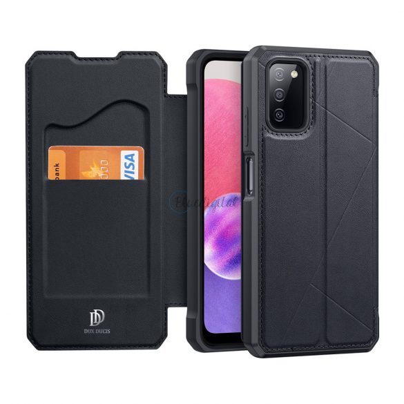 Husa tip Bookcase DUX DUCIS Skin X pentru Samsung Galaxy A03s neagra