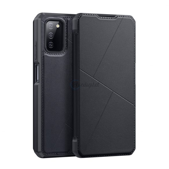 Husa tip Bookcase DUX DUCIS Skin X pentru Samsung Galaxy A03s neagra