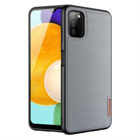 Husa Dux Ducis Fino acoperita cu material nailon pentru Samsung Galaxy A03s albastru