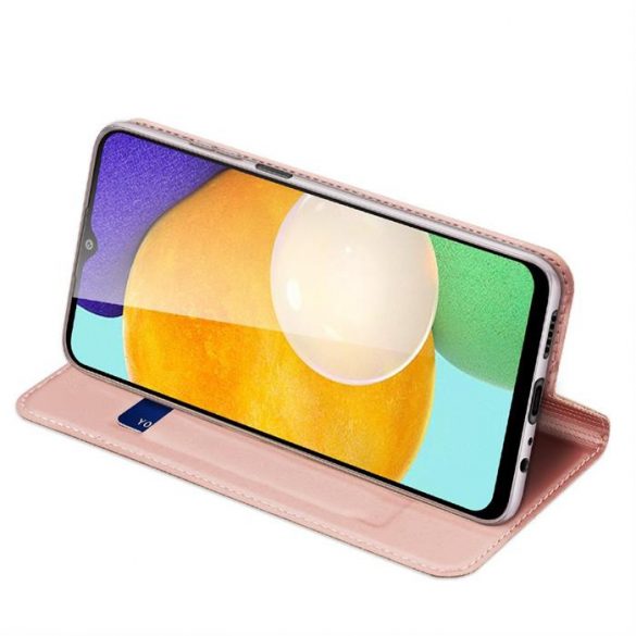 Husă tip bibliotecă Dux Ducis Skin Pro pentru Samsung Galaxy A03s roz