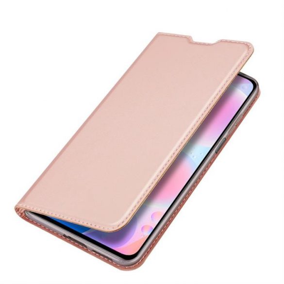 Husă tip Bibliotecă Dux Ducis Skin Pro pentru Xiaomi Redmi K40 Pro+ / K40 Pro / K40 / Poco F3 roz