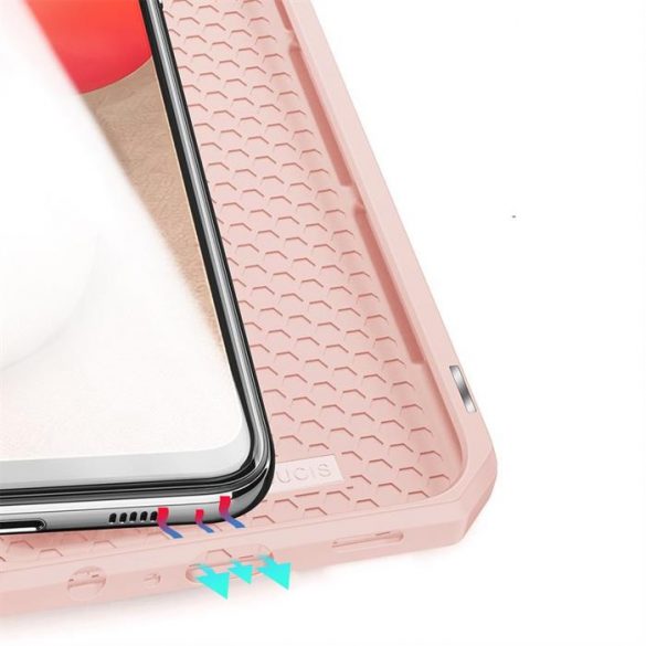 DUX DUCIS Skin XHusătip bibliotecă pentru Samsung Galaxy A02s EU roz