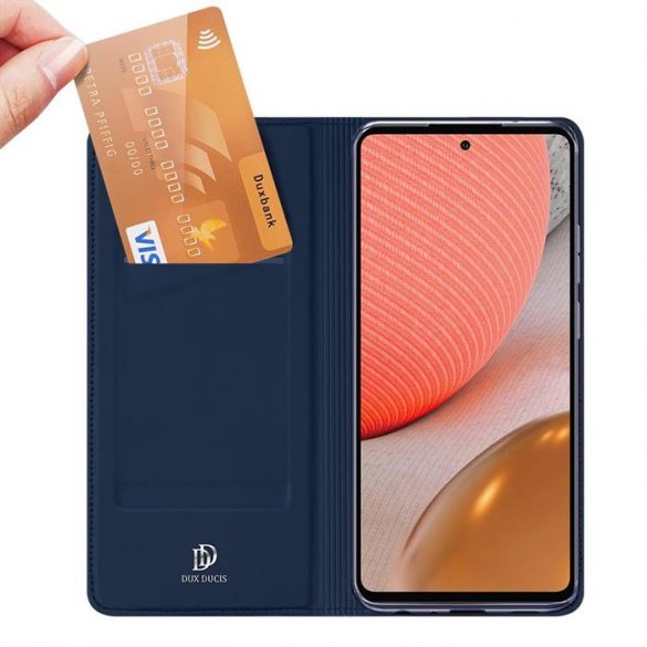 DUX DUCIS Skin Pro Husă tip bibliotecă pentru Samsung Galaxy A72 4G albastru