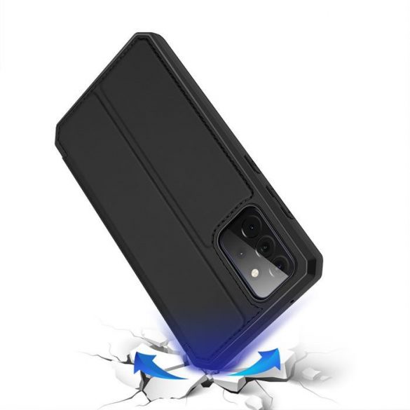 DUX DUCIS Skin XHusătip bibliotecă pentru Samsung Galaxy A72 4G negru