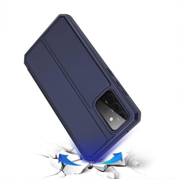 DUX DUCIS Skin XHusătip bibliotecă pentru Samsung Galaxy A72 4G albastru