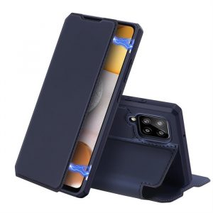 Husa tip Bookcase DUX DUCIS Skin X pentru Samsung Galaxy A42 5G albastru