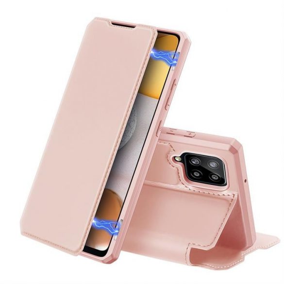 Husa tip Bookcase DUX DUCIS Skin X pentru Samsung Galaxy A42 5G roz