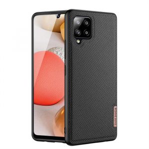 Husa Dux Ducis Fino acoperita cu material nailon pentru Samsung Galaxy A42 5G negru