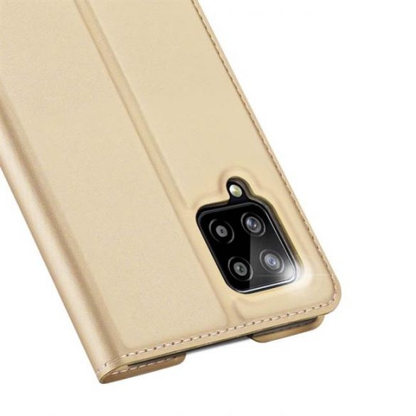 Husa plianta DUX DUCIS Skin Pro Bookcase Husa telefon Samsung Galaxy A42 5G aurie