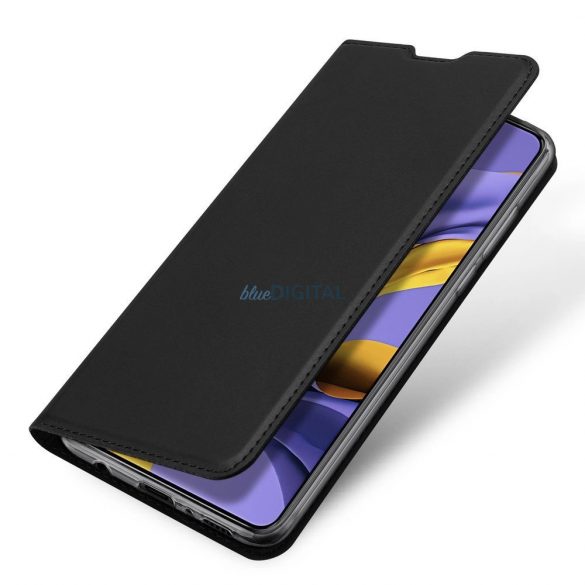 Carnet Dux Ducis Skin Pro pentru Samsung Galaxy A71 - negru