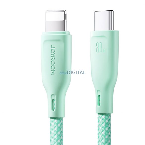 Joyroom Multi-Color Series SA34-CC3 Cablu USB-C / USB-C 60W Transfer rapid 1m - Verde