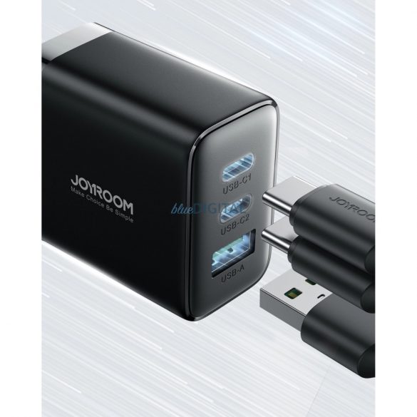 Încărcător rapid Joyroom JR-TCF10 2x USB-C USB-A 32W (priză UK) - negru