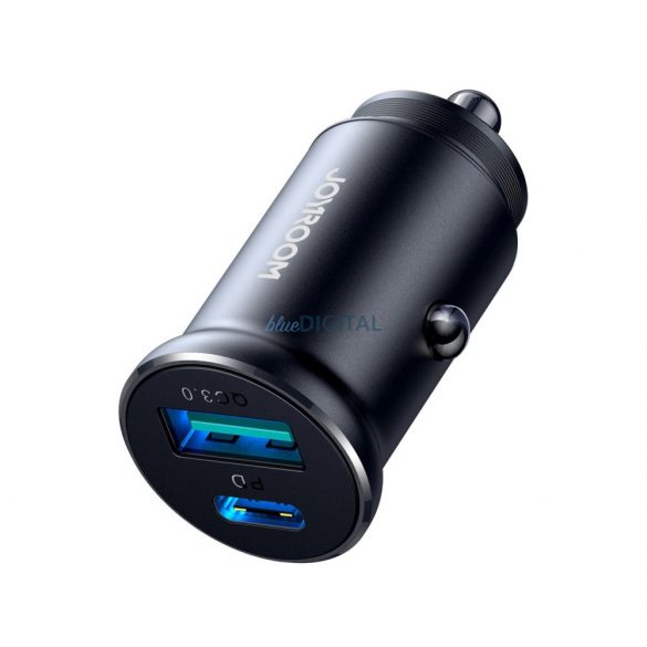 Mini încărcător auto Joyroom JR-CCN05 30W USB-A USB-C - negru